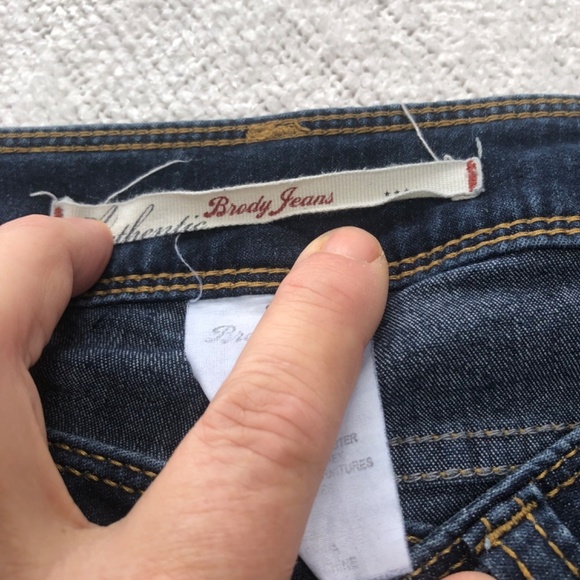 Authentic Brody jeansstraight leg - size 27 waist 31 leg length. - Picture 3 of 5